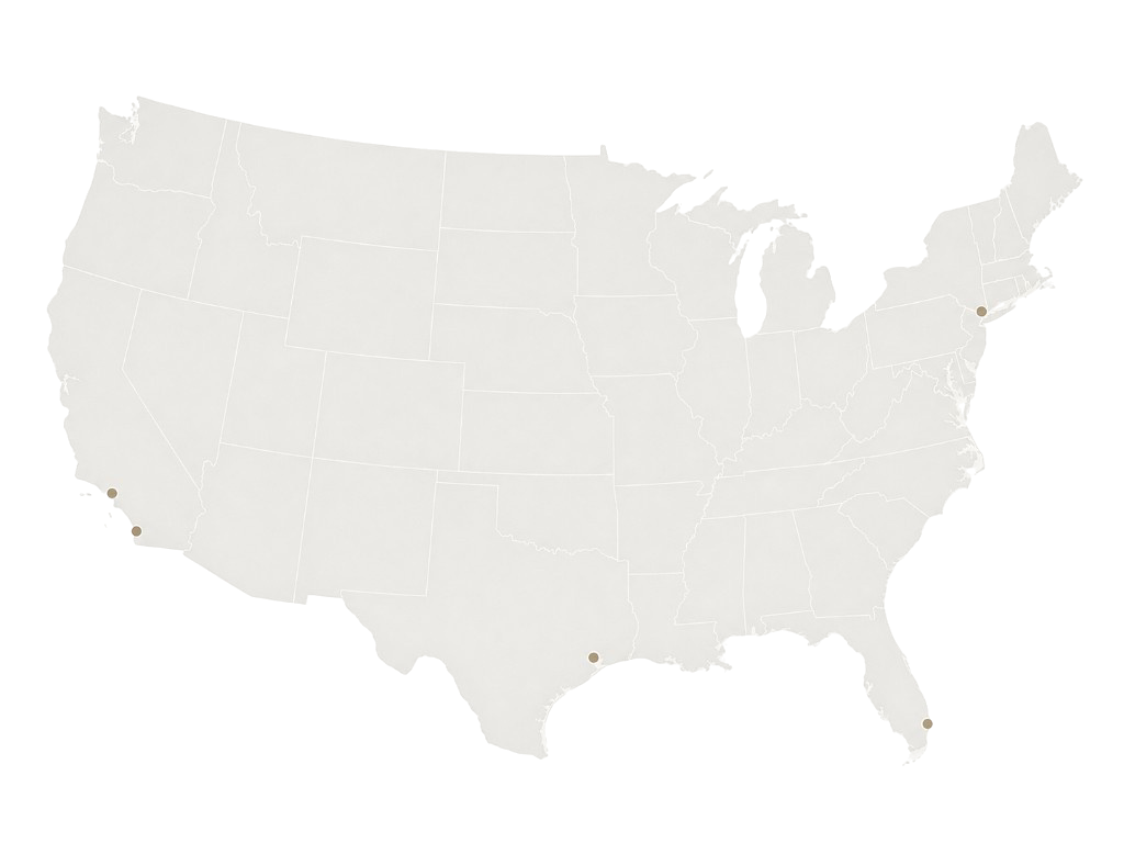 Map of U.S. service areas covered by Frigidaire Appliance Repair